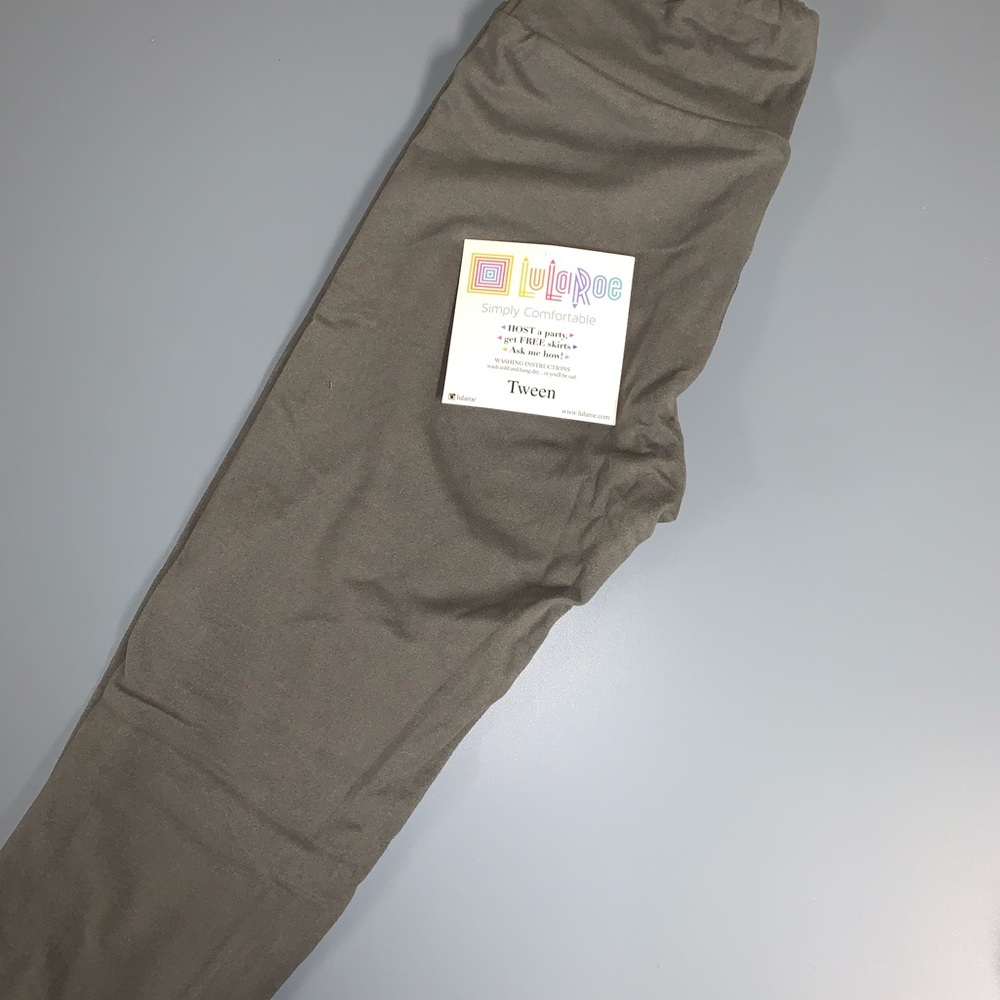 Gray LuLaRoe Tween leggings